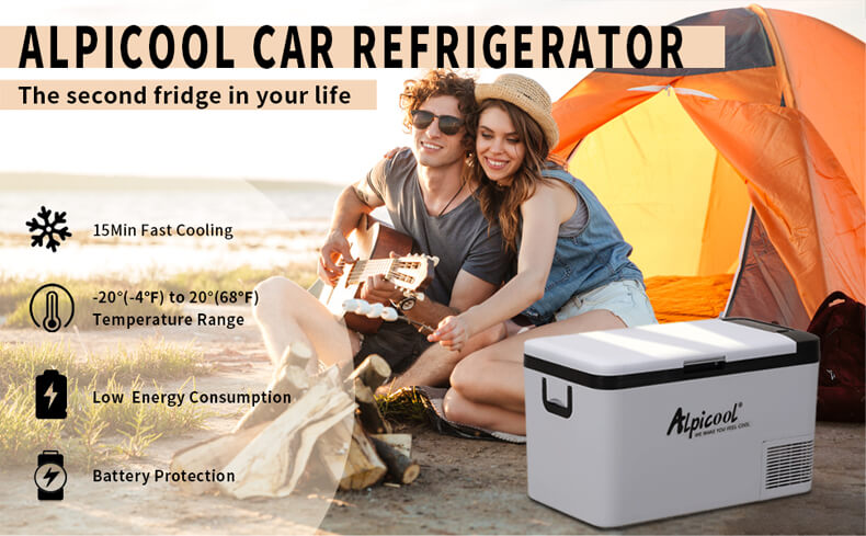 Alpicool K25L 18L Mini Portable Car Fridge for Camping Details 1